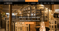 Desktop Screenshot of lacarboneradecaldes.com